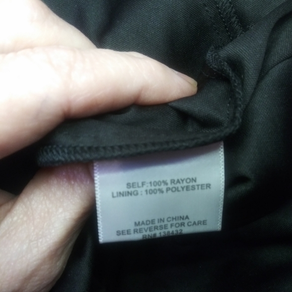 Modcloth Rose & Green Floral Embroidered Black Net Dress - Picture 11 of 13